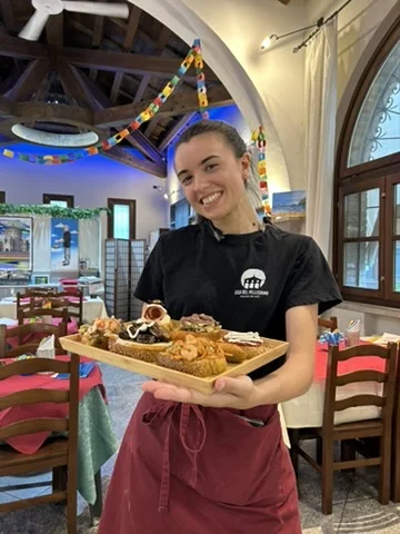 Tagliere di antipasti preparato dalla cucina della Casa per un evento