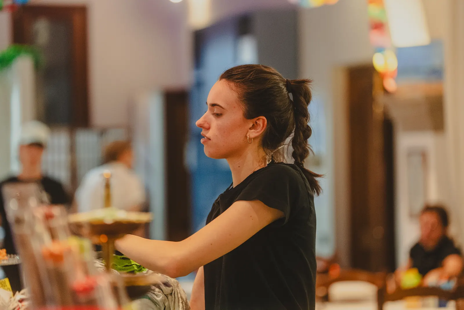 Buffet preparato dalla cucina della Casa per un evento