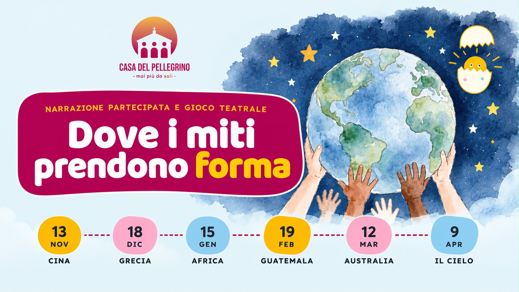 Gioco teatrale per bambini - Dove i miti prendono forma